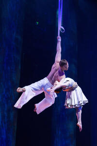 A scene from "Cirque du Soleil: Worlds Away."