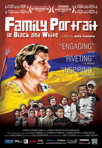 Poster art for "Family Portrait in Black and White."