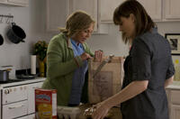Kathleen Turner as Eileen Cleary and Emily Deschanel as Shannon Cleary in "The Perfect Family."