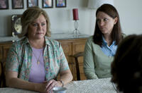 Kathleen Turner as Eileen Cleary and Mandy June Turpin as Susan O'Connor in "The Perfect Family."
