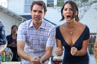 Paul Schneider as Tommy and Olivia Munn as Audrey in "The Babymakers."