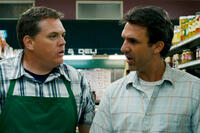 Kevin Heffernan as Wade and Paul Schneider as Tommy in "The Babymakers."