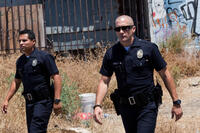 Michael Pena and Jake Gyllenhaal in "End of Watch."