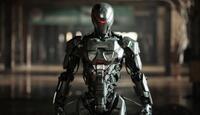 Joel Kinnaman as RoboCop in "RoboCop."