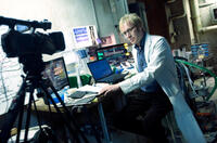 Rhys Ifans on the set of "The Amazing Spider-Man."