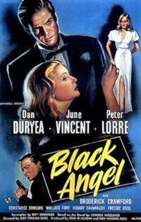 Poster art for "Black Angel."