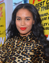 Joy Bryant at the California premiere of "Hit and Run."