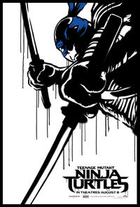 Poster art for "Teenage Mutant Ninja Turtles."