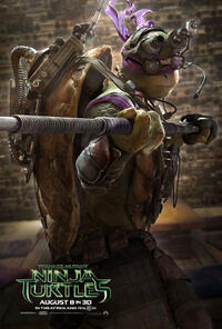 Character poster for "Teenage Mutant Ninja Turtles."