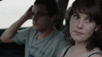 Christopher Abbott and Melanie Lynskey in "Hello I Must Be Going."