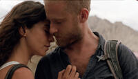 Lubna Azabal and Ben Foster in "Here."