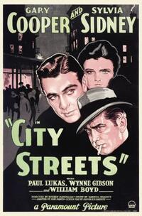 Poster art for "City Streets."