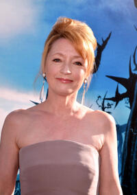 Lesley Manville at the World premiere of "Maleficent."