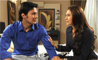 Rajniesh Duggal and Karisma Kapoor in "Dangerous Ishhq."