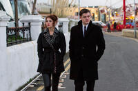Gemma Arterton as Clara and Sam Riley as Darvell in "Byzantium."