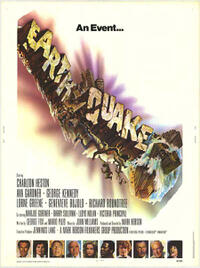 Poster art for "Earthquake."