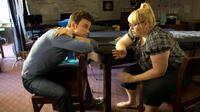 Chris Colfer and Rebel Wilson in "Struck by Lightning."