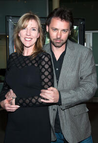 Director Michael J. Bassett and Guest at the California premiere of "Silent Hill: Revelation."