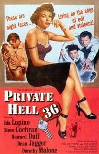 Poster art for "Private Hell 36."