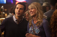 Skylar Astin and Sarah Wright in "21 and Over."