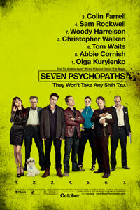 Poster art for "Seven Psychopaths."