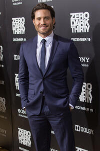 Edgar Ramirez at the California premiere of "Zero Dark Thirty."