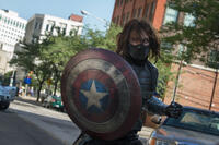 Sebastian Stan as Winter Soldier in "Captain America: The Winter Soldier."
