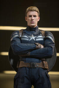 Chris Evans as Captain America in "Captain America: The Winter Soldier."