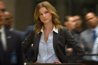 Emily VanCamp as Agent 13 in "Captain America: The Winter Soldier."