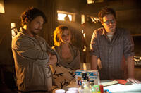 James Franco, Emma Watson and Seth Rogan in "This is The End."