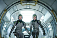 Hailee Steinfeld and Asa Butterfield in "Ender's Game."