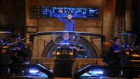 Suraj Partha, Hailee Steinfeld, Asa Butterfield and Aramis Knight in "Ender's Game."