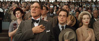 Harrison Ford as Branch Rickey and T.R. Knight as Harold Parrott in "42."
