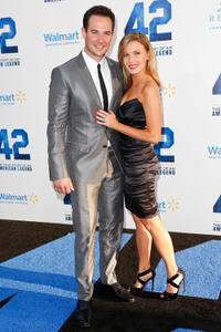 Ryan Merriman and Guest at the California premiere of "42."