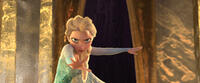 Elsa voiced by Idina Menzel in "Frozen."