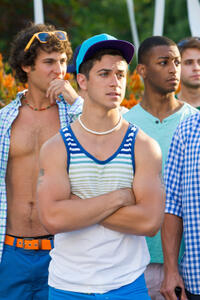 David Henrie as Frat Boy Zac in "Grown Ups 2."