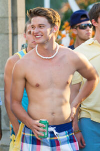 Patrick Schwarzenegger as Frat Boy Cooper in "Grown Ups 2."