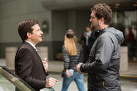 Jason Bateman and director Seth Gordon on the set of "Identity Thief."