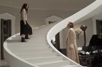 Alice Englert as Lena Duchannes and Jeremy Irons as Macon Ravenwood in "Beautiful Creatures."