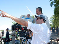 Director Richard LaGravenese on the set of "Beautiful Creatures."