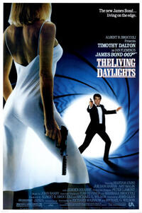 Poster art for "The Living Daylights."