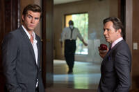 Liam Hemsworth and Gary Oldman in "Paranoia."