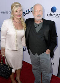 Svetlana Erokhin and Richard Dreyfuss at the California premiere of "Paranoia."