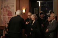 Director Michael Haneke, Jean-Louis Trintignant and Emmanuelle Riva on the set of "Amour."