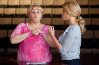 Rebel Wilson and Anna Camp in "Pitch Perfect."