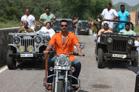 Ajay Devgn as Prithviraj Raghuvanshi in "Bol Bachchan."