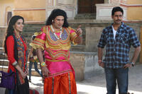 Asin Thottumkal and Abhishek Bachchan in "Bol Bachchan."