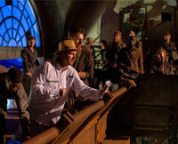 Director Matt Reeves on the set of "Dawn of the Planet of the Apes."