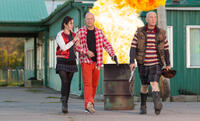 Mary-Louise Parker, Bruce Willis and John Malkovich in "Red 2."