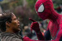 Jamie Foxx and Andrew Garfield in "The Amazing Spider-Man 2."